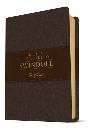 Biblia De Estudio Swindoll Ntv Tapa Dura Café Claro