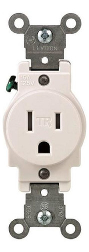 Leviton T5015-i 15-amp 125-volt Nema 5-15r, 2p, 3w, Receptcu