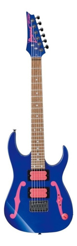 Guitarra eléctrica Ibanez PGM/FRM PGMM11 de álamo jewel blue barniz con diapasón de jatoba