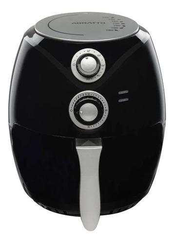 Air Fryer Fritadeira Sem Óleo Elétrica Digital 4,2l Preto