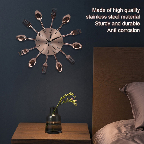 Reloj De Pared Para Cocina, Cubiertos Multiusos, Utensilio D