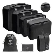 Comprar Kit 7 Peças Organizador Malas De Viagem Bolsas Necessaire