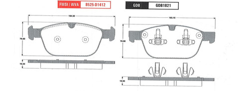 Balatas Trw Delanteras Para Volvo Xc90 2003 A 2015 328 Mm