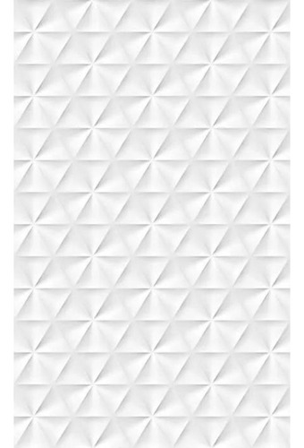 Ceramica Blanca Brillante Para Pared 34x60 Con Relieve