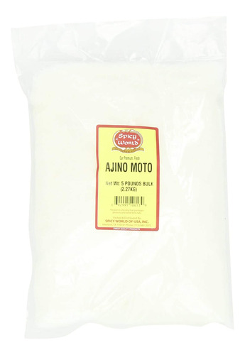 Spicy Ajino Moto Mundial (msg) A Granel, 5-pounds Por Spicy 