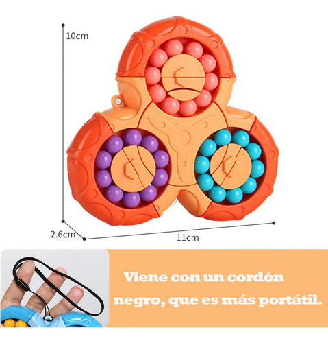 Juguetes Giratorios De Frijol Mágico, Cubo Mágico De Seis