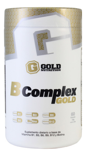 B-complex Vitamina Complejo B Elimina Fatiga Gold Nutrition