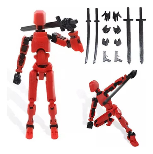 3pz Figura Articulada Dummy Multi-jointed Movable-no Armado