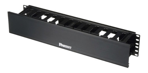 Organizador De Cables Horizontal Patchlink Rack 19in Panduit Color Negro