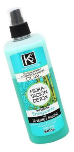 3 Pza Tratamiento Acondicionador Kerashine Té Verde Y Bambú