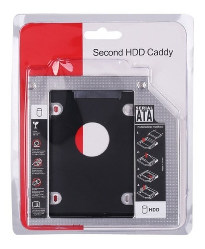 Lector Para Second Disco Duro Sata Hdd Ssd Caddy 12 Mm