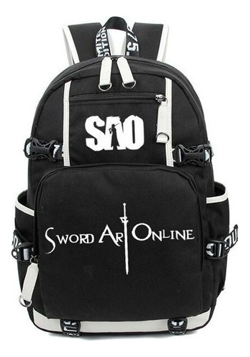 Mochila Luminosa Sword Art Online Sao Cartoon Noctilucente S