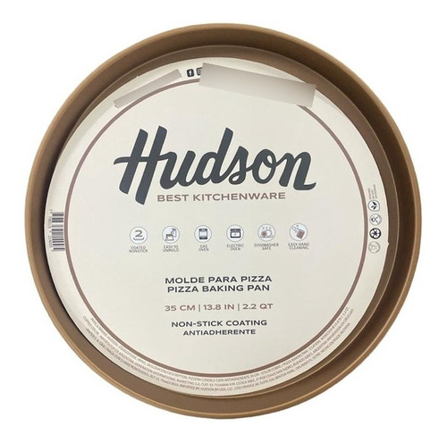 Pizzera Molde Cobre Antiadherente Premium Hudson