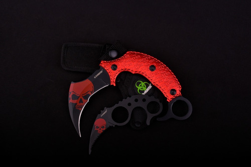 Imagen 2 de 10 de Kerambit Doble Cuchillo Zombie Hunter Walking Dead Daga