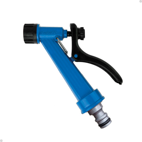 Esguicho Revolver Azul Luxo 2 Jatos Com Pino Para Engate