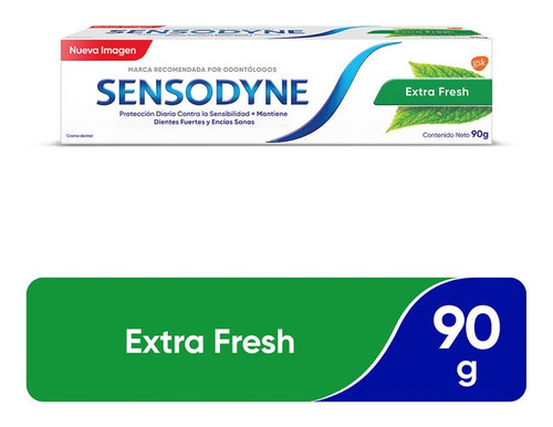 Sensodyne Pasta Dental Extra Fresh Con Flúor 90g