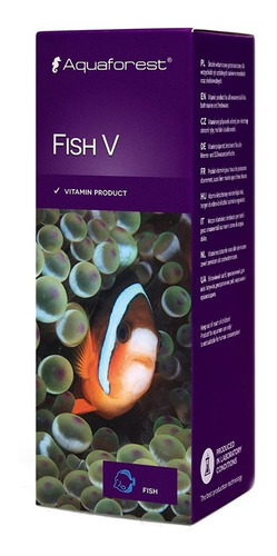 Vitaminas Fish V Peces Aquaforest 50 Ml Marinos Agua Dulce