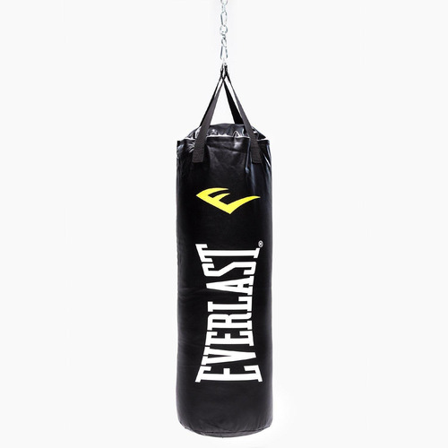 Saco De Boxeo Everlast Nevatear Negro / Blanco 100 Cm.