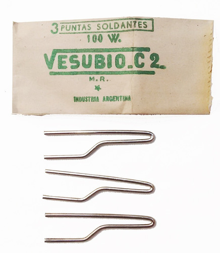 Puntas Soldantes Vesubio C2x 3 Unidades / Puntas Para Soldar