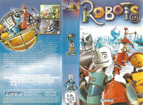 Robots Vhs Animación Ciencia Ficción Aventuras 2005