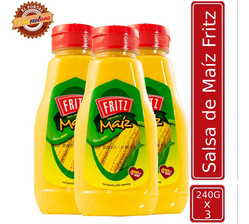 Salsa Fritz Maíz Venezolana X 3 - g a $76