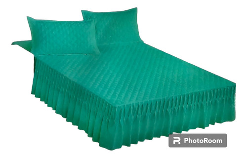 Cubrecolchon Impermeable Con Faldón King Color A Elegir