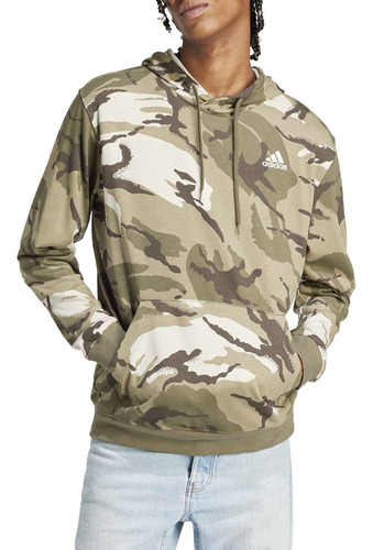 Sudadera adidas M Bl Camo Hd Para Hombre De Algodón Cafe