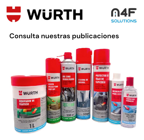 Borla Azul Esponja Corte Medio Pulir 7 PuLG Velcro Wurth 3pz
