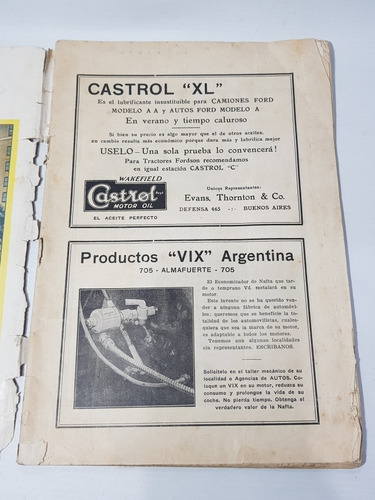 Imagen 3 de 9 de Antigua Revista Mundo Ford 1931 Automovilismo Mag 58581