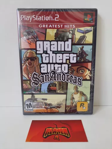 Jogo Gta Grand Theft Auto San Andreas Para Playstaion 2 em