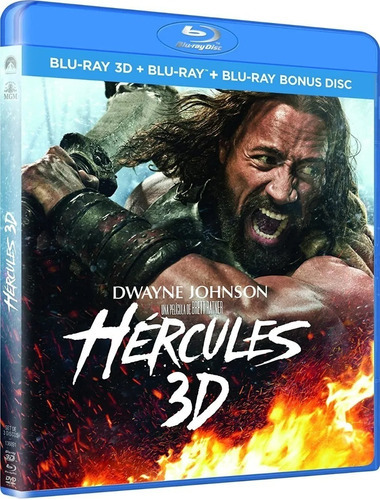 Hercules Dwayne Johnson Pelicula Blu-ray 3d + Bd + Bonus