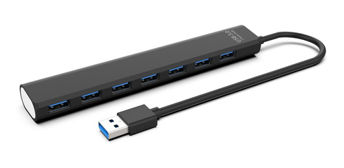 7 Puertos Usb 3.0/2.0 Hub Splitter De Hasta 5 Gbps De Alta V