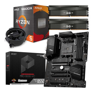 Combo Amd Ryzen 5 5600x + Board B550 + Memoria Ram 32gb