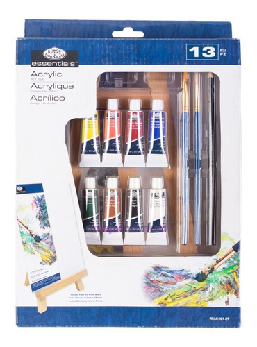 Set Arte Pinturas Acrílicas Essentials 21 Piezas