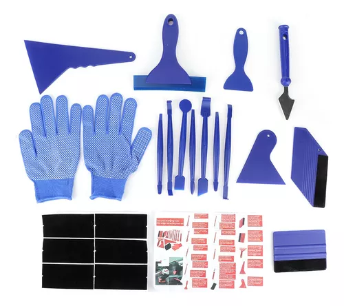 Kit De Herramientas De Vinilo Para Exterior De Coche, 21 Pzs