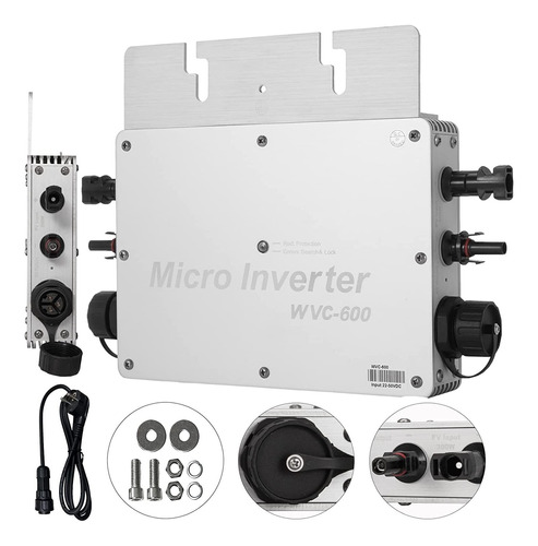 A 50hz 220v 600w Micro Inversor Resistente Al Agua