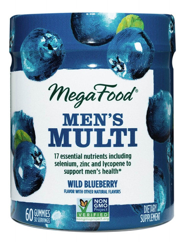 Megafood Gomitas Mltiples Para Hombre, Multivitamnicas Con V
