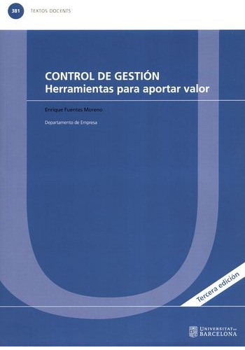 Libro Control De Gestión. Herramientas Para Aportar Valor