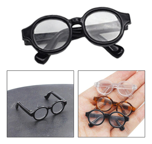 / 3 Paquete De 2-4 Gafas Bonitas For Muñecas, Mini 3 Piezas
