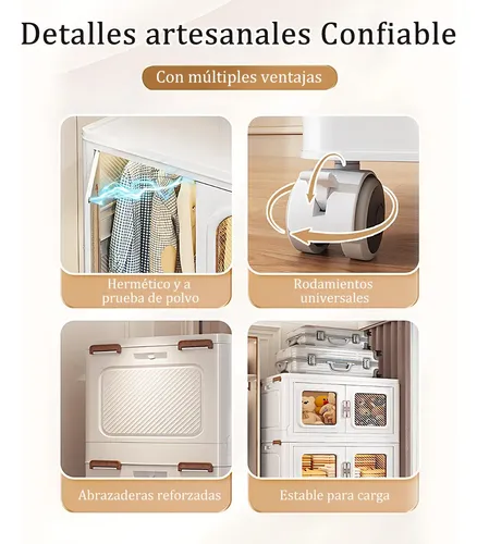 Caja Organizadora Plegable Gigante 4 Niveles Ancho 105 Cm