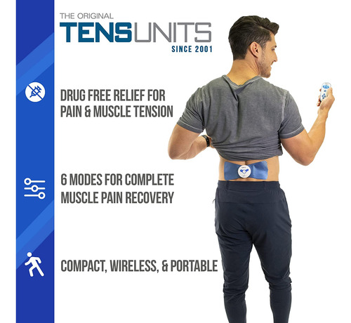 Omega Estimulador Muscular Inalámbrico Tens Con Control Remo