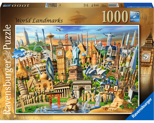 Romp 1000 Pzas Ravensburger Lugares Del Mundo