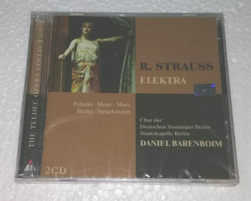 Barenboim Chicago S. O. Strauss R.: Elektra Cd Doble Kktus