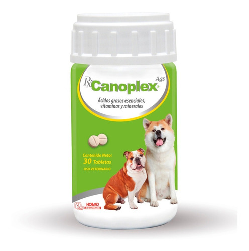 Rx Canoplex Ages Suplemento Perro Ácidos Grasos 30 Tabletas