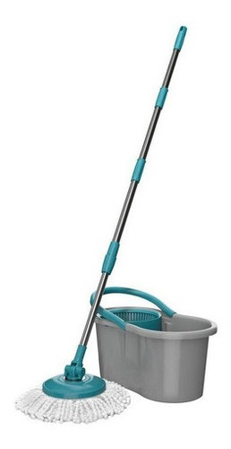 Balde Limpador Multiuso Spin Mop Flash Limp Veja Cinza