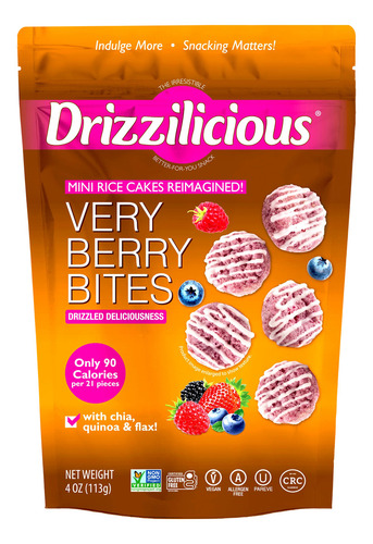 Drizzilicious Rice Cakes 4 Oz