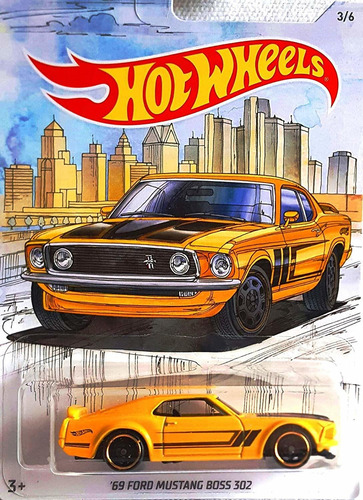 Hot Wheels Detroit Muscle Car Serie Completa 6 Set De Vagone