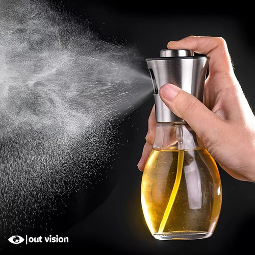 Spray Galheteiro De Azeite Vinagre E Óleo Universal Borrifador Culinário Kit 2 Pulverizador Dosador De Salada Temperos E Outros 200ml Gourmet