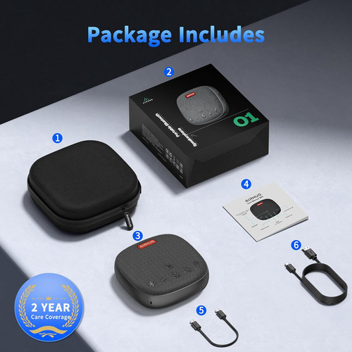 Altavoz Y Microfono De Conferencia Airhug, Bluetooth Spea...