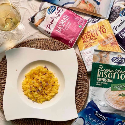 Imagen 4 de 7 de Scotti Risotto Con Hongos Arroz Carnaroli Sin Tacc Italiano